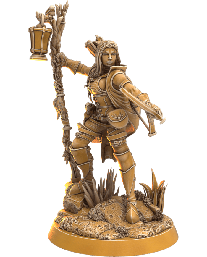 Exploradora Ashwen Fracsinian|Dragon's Forge Miniatures|Exploradores