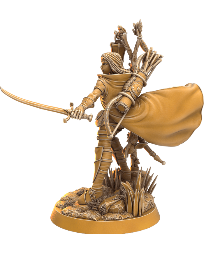 Exploradora Ashwen Fracsinian|Dragon's Forge Miniatures|Exploradores