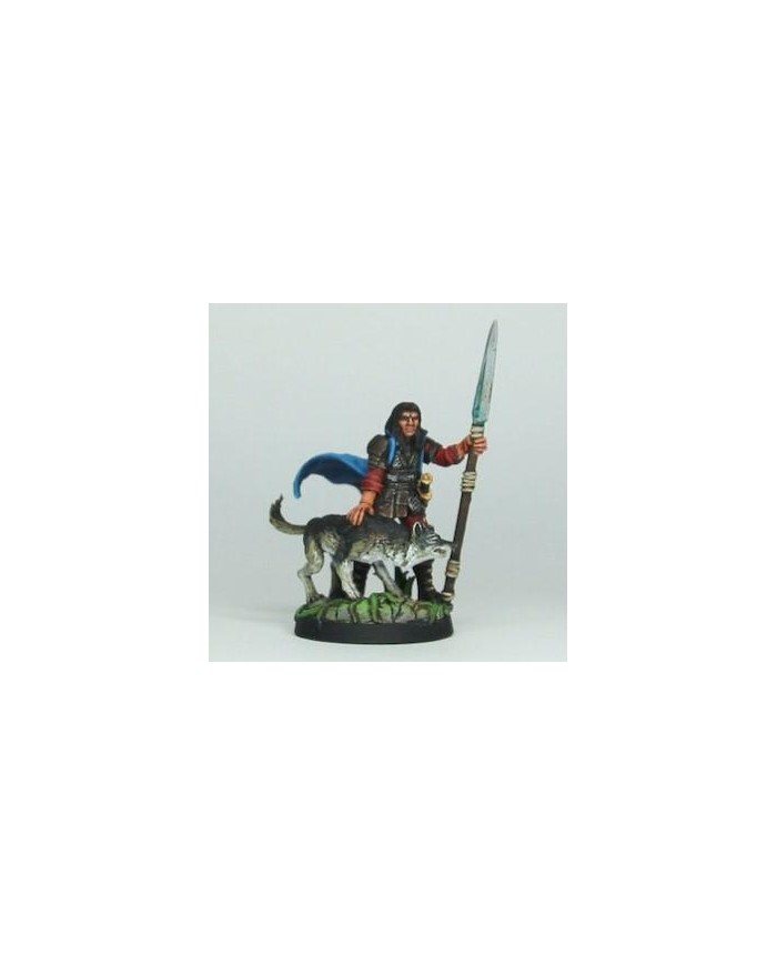 Ranger Kainaar Luprus with Wolf|Dragon's Forge Miniatures|Rangers
