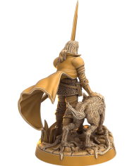 Kainaar Luprus con Lobo|Dragon's Forge Miniatures|Exploradores