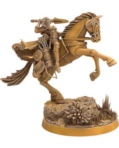 Mounted Ranger - Valkra Smotenhand on Horse