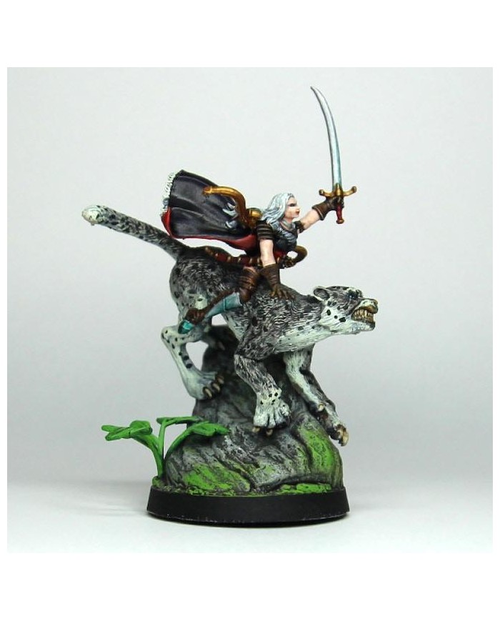 Mounted Ranger - Anieste Fireclaw on Sylvan Tiger