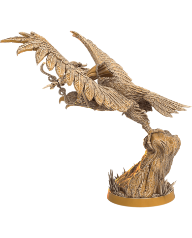 Explorador Montado - Daghenar Stormwing sobre Gran Águila