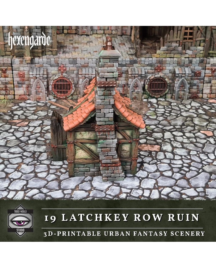Ruinas de la Fila del Llavín de Hexengarde|Tired World Studio|Escenografia Mordheim