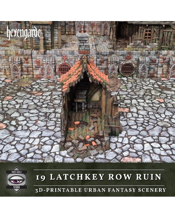 Ruinas de la Fila del Llavín de Hexengarde|Tired World Studio|Escenografia Mordheim