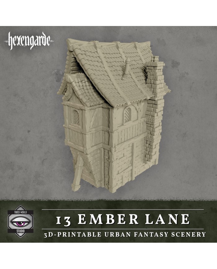 Edificio Ember Lane de Hexengarde|Tired World Studio|Escenografia Mordheim