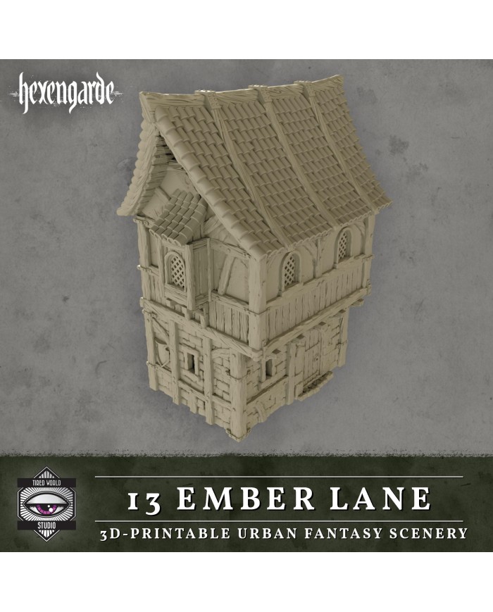Edificio Ember Lane de Hexengarde|Tired World Studio|Escenografia Mordheim