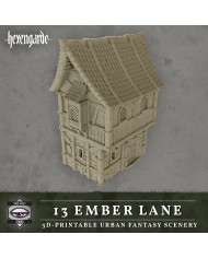 Ember Lane Building of Hexengarde City|Tired World Studio|Mordheim Terrain