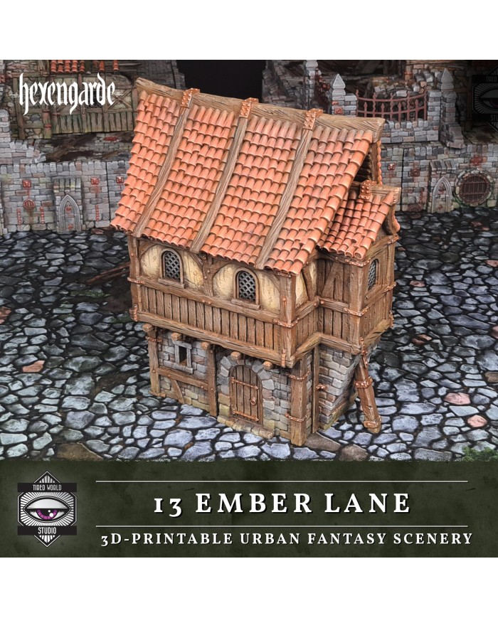 Edificio de la Calle de las Ascuas de Hexengarde|Tired World Studio|Escenografia Mordheim