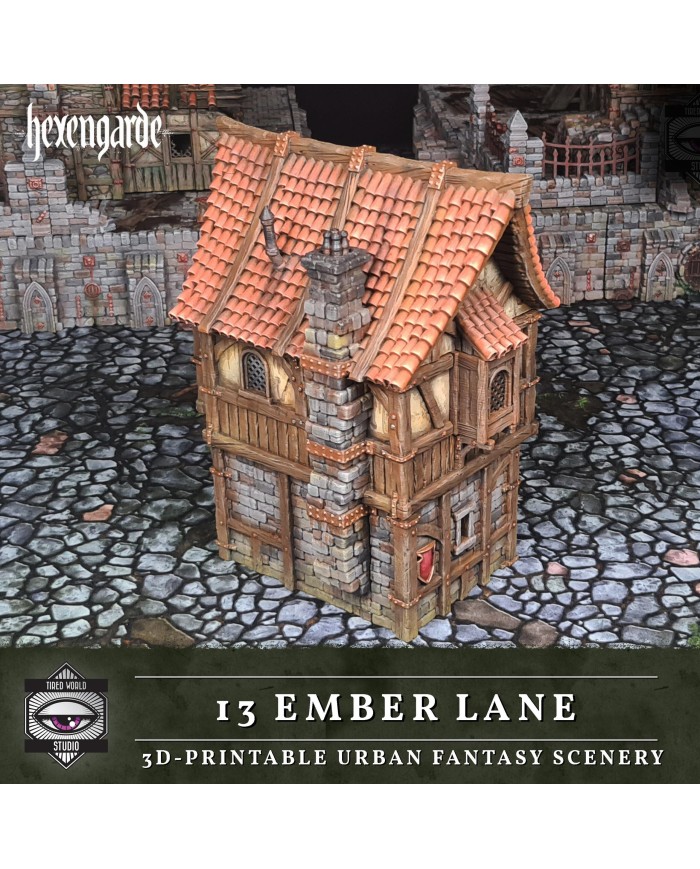 Edificio de la Calle de las Ascuas de Hexengarde|Tired World Studio|Escenografia Mordheim