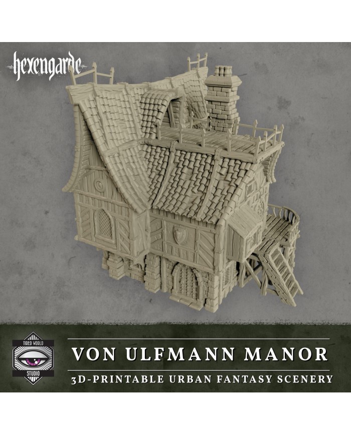 Edificio de la Mansión Vol Ulfmann de Hexengarde|Tired World Studio|Escenografia Mordheim
