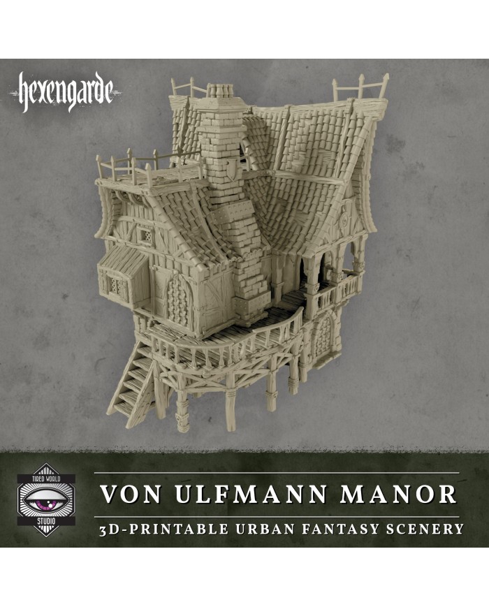 Edificio de la Mansión Vol Ulfmann de Hexengarde|Tired World Studio|Escenografia Mordheim