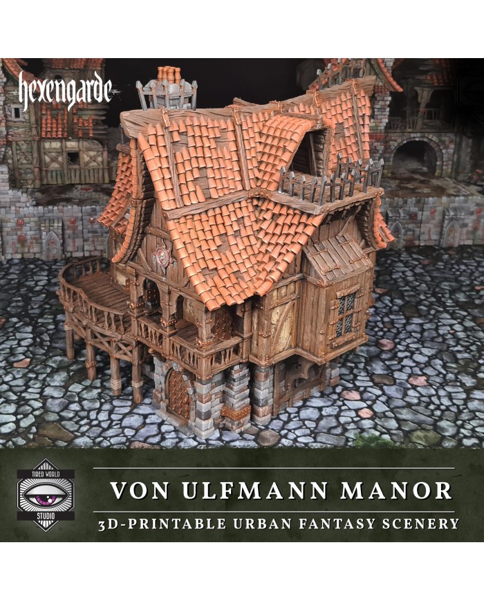 Edificio de la Mansión Vol Ulfmann de Hexengarde|Tired World Studio|Escenografia Mordheim