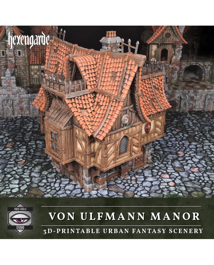 Edificio de la Mansión Vol Ulfmann de Hexengarde|Tired World Studio|Escenografia Mordheim