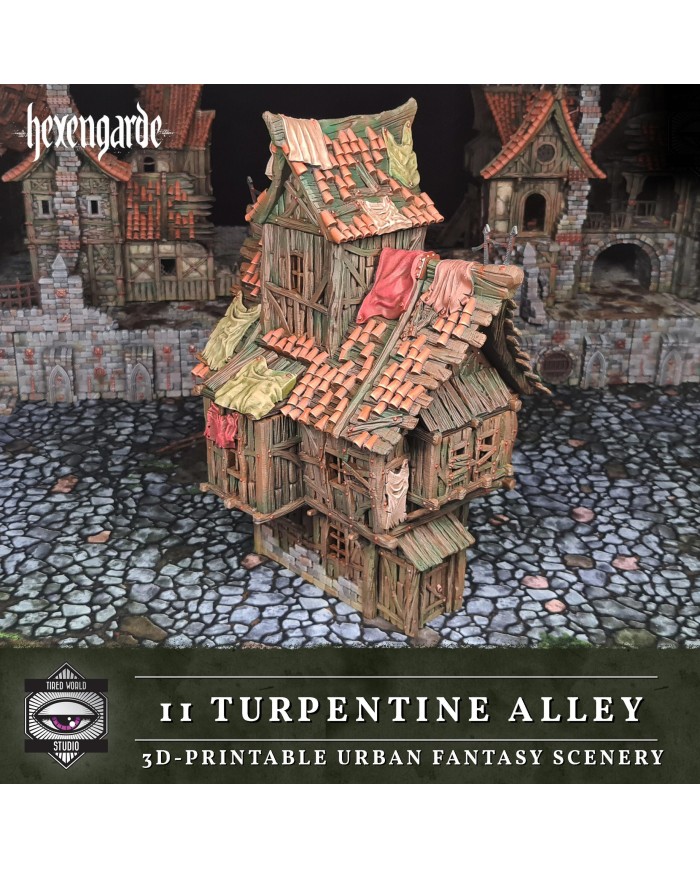 Edificio Turpentine Alley de Hexengarde|Tired World Studio|Escenografia Mordheim