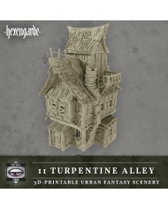 Turpentine Alley of Hexengarde City|Tired World Studio|Mordheim Terrain