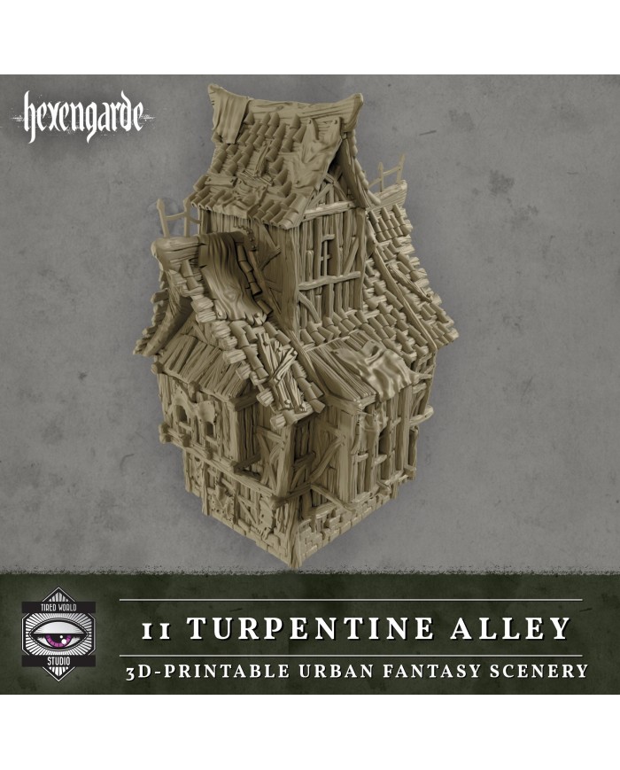 Edificio Turpentine Alley de Hexengarde|Tired World Studio|Escenografia Mordheim