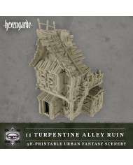 Ruinas de Turpentine Alley de Hexengarde|Tired World Studio|Escenografia Mordheim