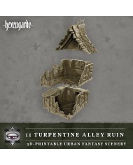 Ruinas del Callejón de la Trementina de Hexengarde|Tired World Studio|Escenografia Mordheim