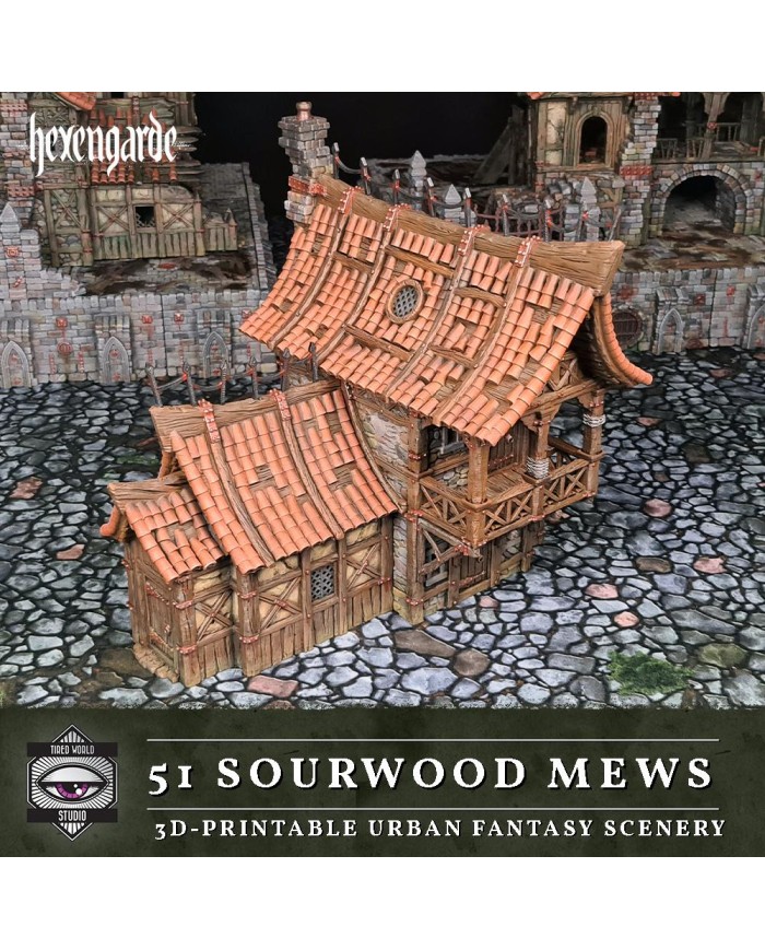 Caballeriza Sourwood de Hexengarde|Tired World Studio|Escenografia Mordheim