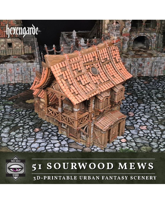 Caballeriza Sourwood de Hexengarde|Tired World Studio|Escenografia Mordheim