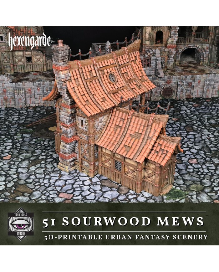 Caballeriza Sourwood de Hexengarde|Tired World Studio|Escenografia Mordheim