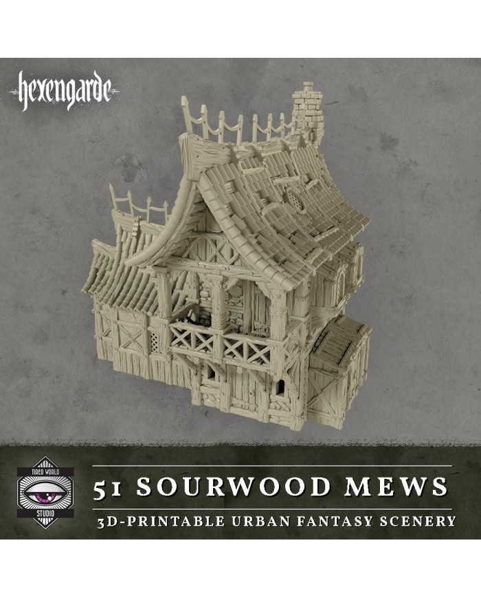 Caballeriza Sourwood de Hexengarde|Tired World Studio|Escenografia Mordheim