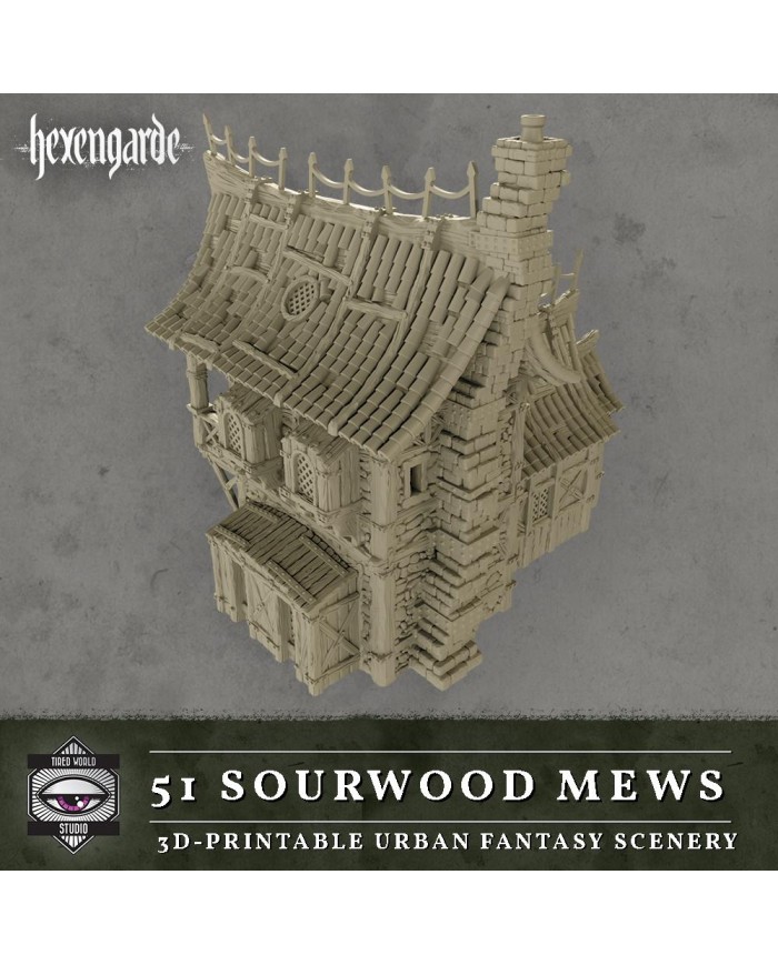 Sourwood Mews of Hexengarde City|Tired World Studio|Mordheim Terrain