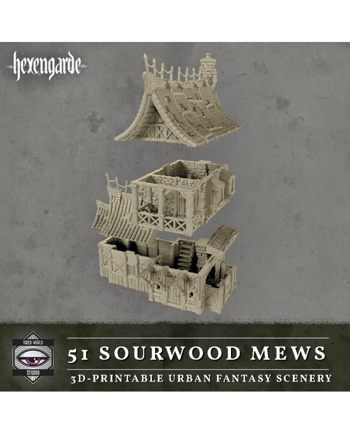 Caballeriza Sourwood de Hexengarde|Tired World Studio|Escenografia Mordheim
