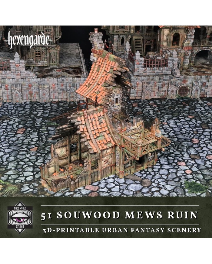 Sourwood Mews Ruin of Hexengarde City|Tired World Studio|Mordheim Terrain