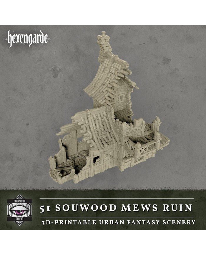 Sourwood Mews Ruin of Hexengarde City|Tired World Studio|Mordheim Terrain