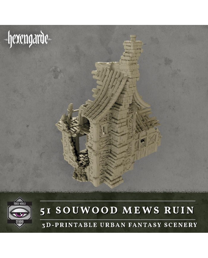 Sourwood Mews Ruin of Hexengarde City|Tired World Studio|Mordheim Terrain