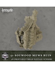 Ruinas de la Caballeriza Sourwood de Hexengarde|Tired World Studio|Escenografia Mordheim
