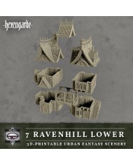Ravenhill Lower of Hexengarde City|Tired World Studio|Mordheim Terrain