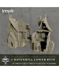 Ravenhill Lower Ruin of Hexengarde City|Tired World Studio|Mordheim Terrain