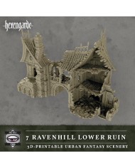 Ravenhill Lower Ruin of Hexengarde City|Tired World Studio|Mordheim Terrain