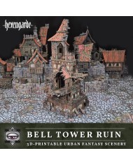 Bell Tower Ruin of Hexengarde City|Tired World Studio|Mordheim Terrain
