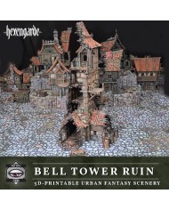 Bell Tower Ruin of Hexengarde City|Tired World Studio|Mordheim Terrain