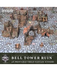 Bell Tower Ruin of Hexengarde City|Tired World Studio|Mordheim Terrain