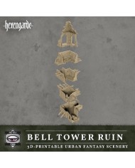 Ruinas del Campanario de Hexengarde|Tired World Studio|Escenografia Mordheim