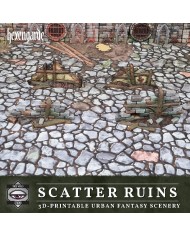 Wall Ruins of Hexengarde City|Tired World Studio|Mordheim Terrain