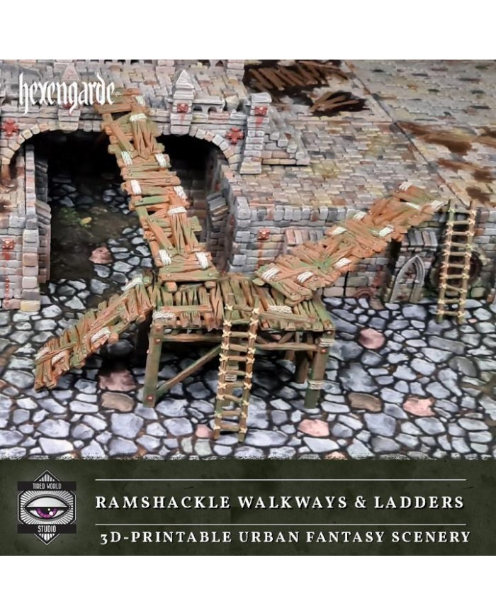 Scaffolding and Ladder of Hexengarde City