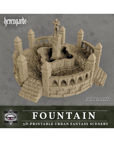 Fountain with Platform of Hexengarde City