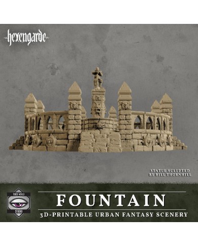 Fountain with Platform of Hexengarde City