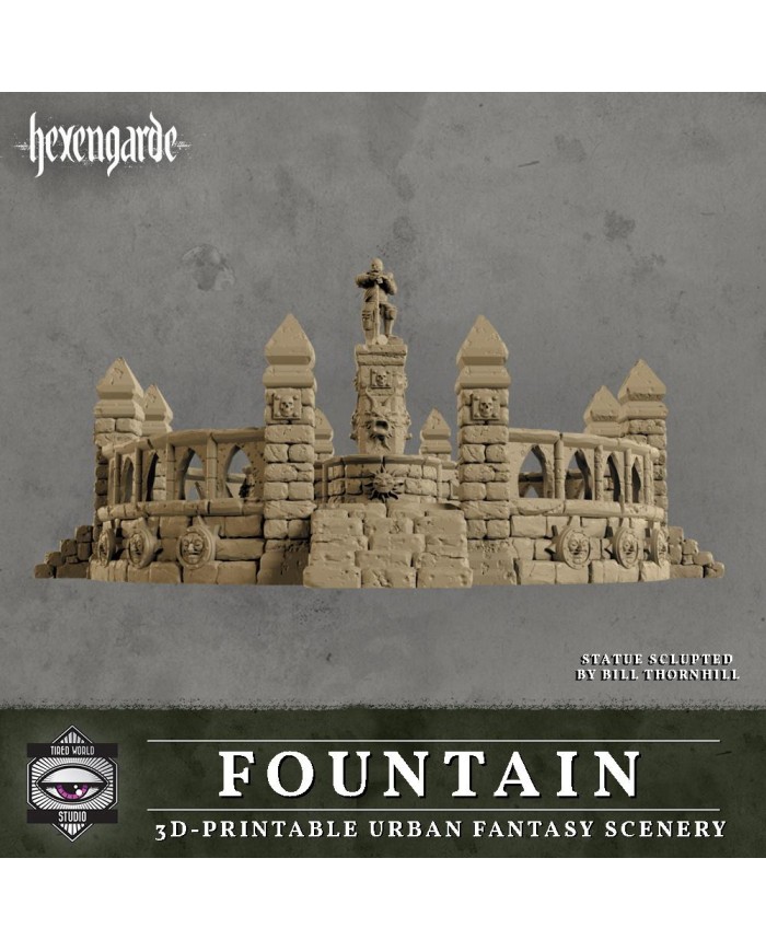 Fountain with Platform of Hexengarde City