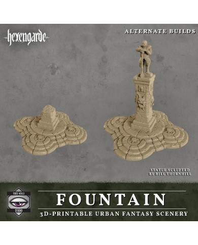 Hexengarde City - Statues - Set A