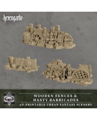 Hexengarde City - Wooden Fences - Set A