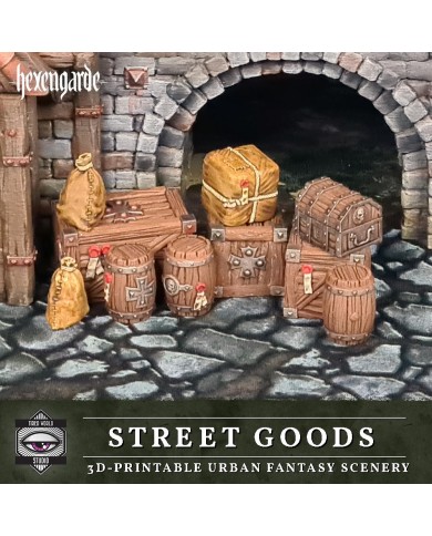 Hexengarde City- Street Goods - Set A