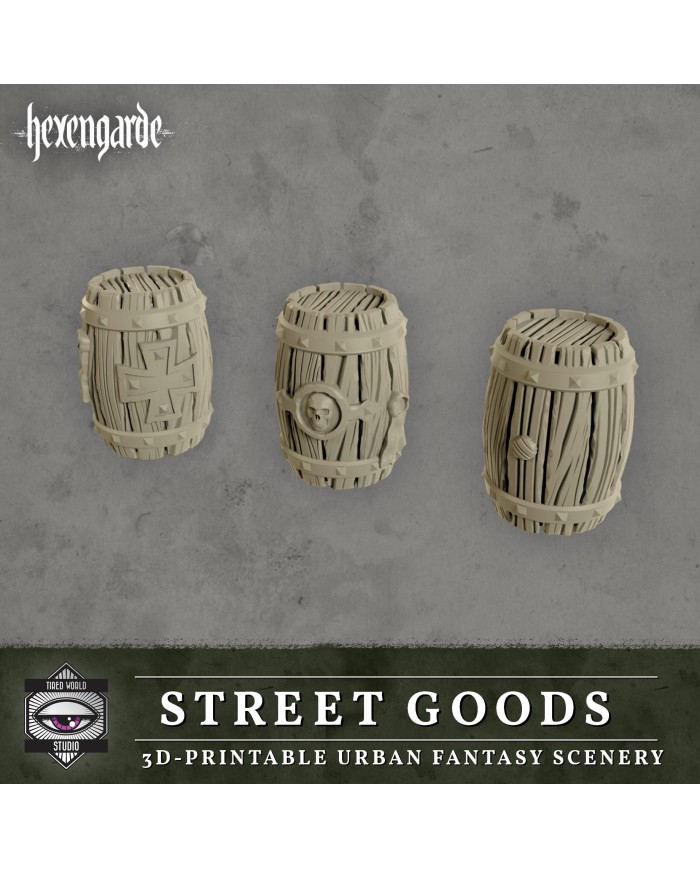 Hexengarde City- Street Goods - Set A