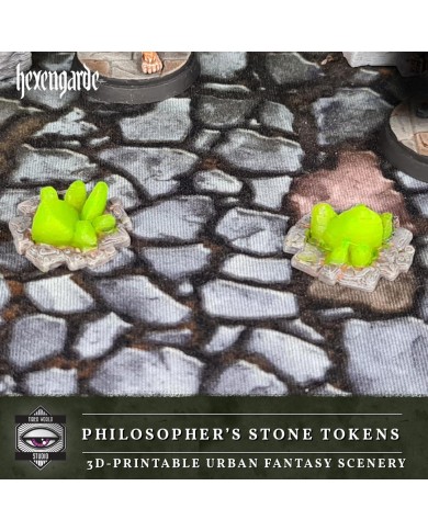 Hexengarde City- Philosopher's Stone Tokens - Set A